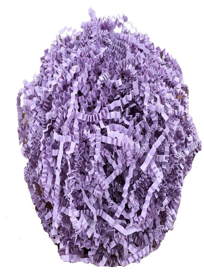 Ankelesz 50g Easter Raffia Grass Paper Shred for Gift Wrapping Basket and Gift Box Filling，Crinkle Cut Paper for Wrapping (Purple) - Image 1